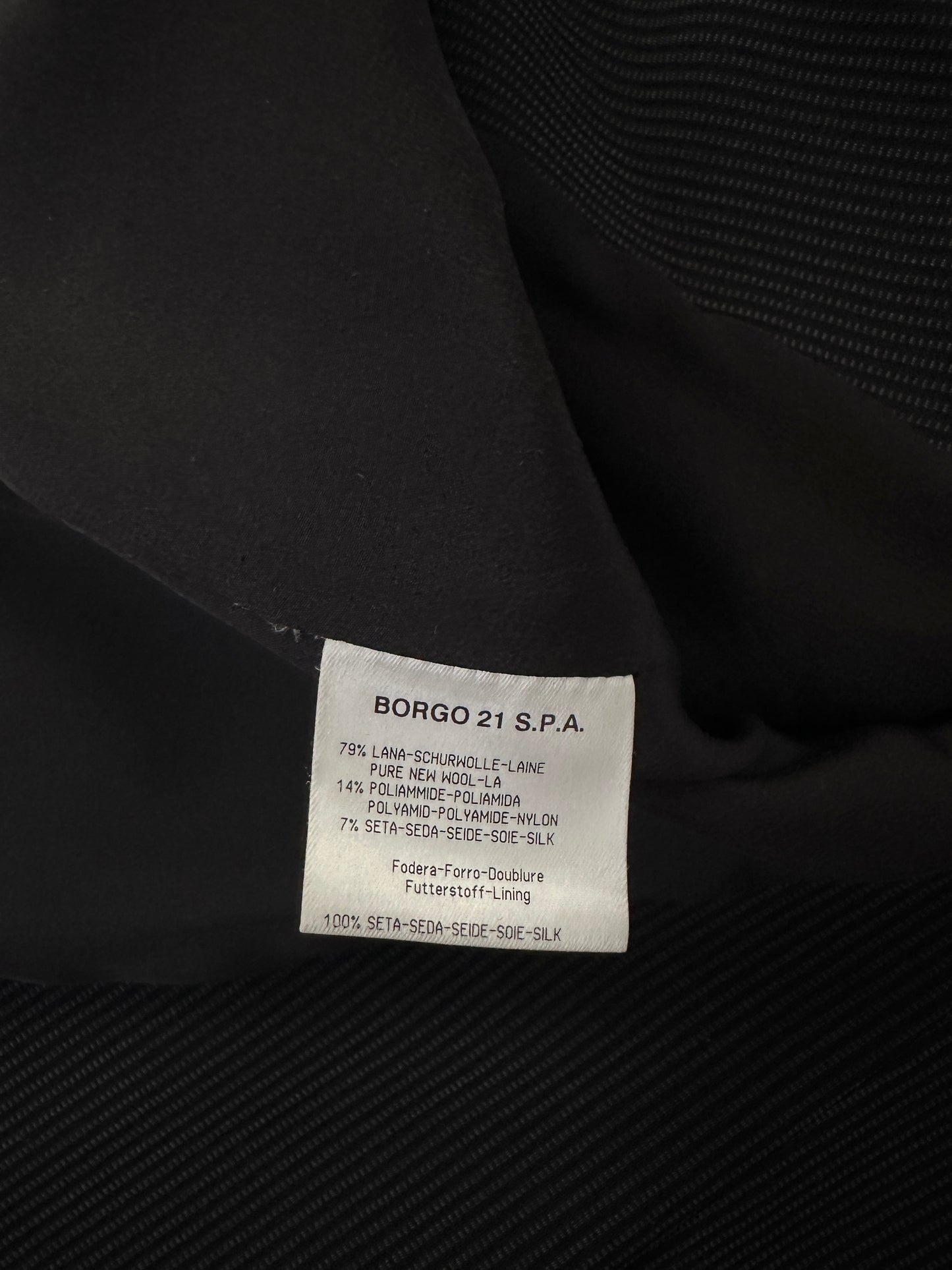 Giorgio Armani silk and wool blazer