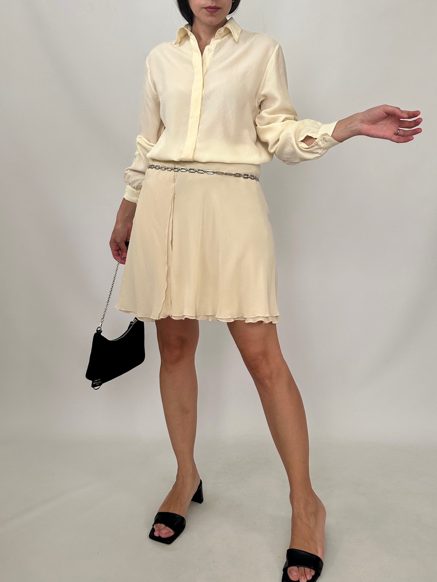 Textured Pure Silk Shirt