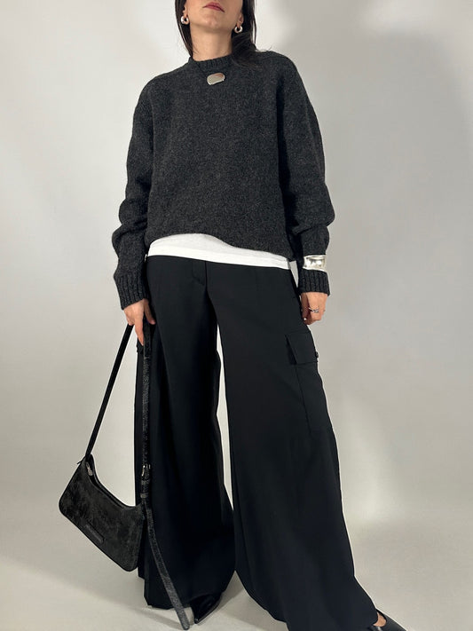 Pure new wool sweater