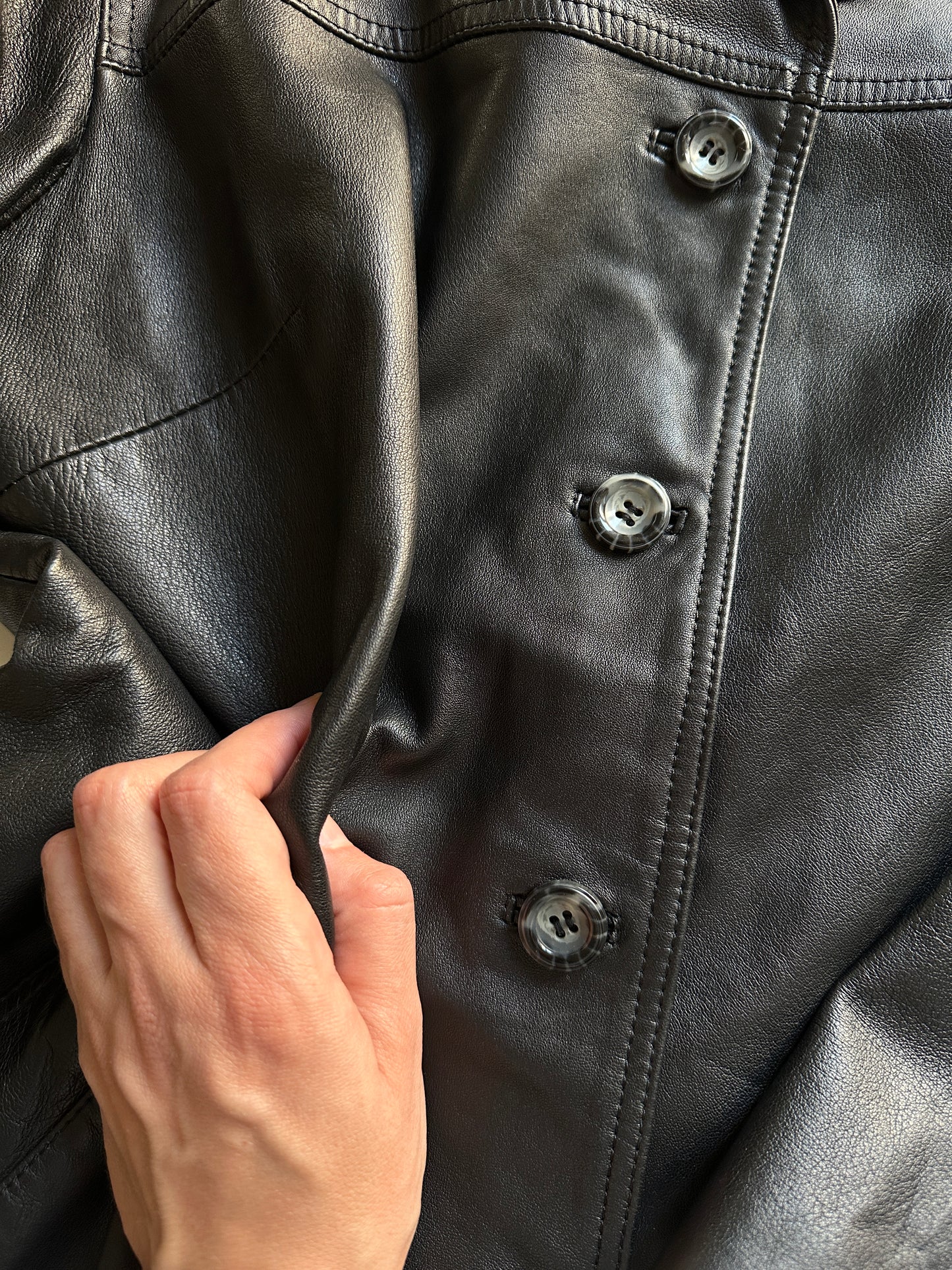 Vintage Soft Nappa Leather Jacket
