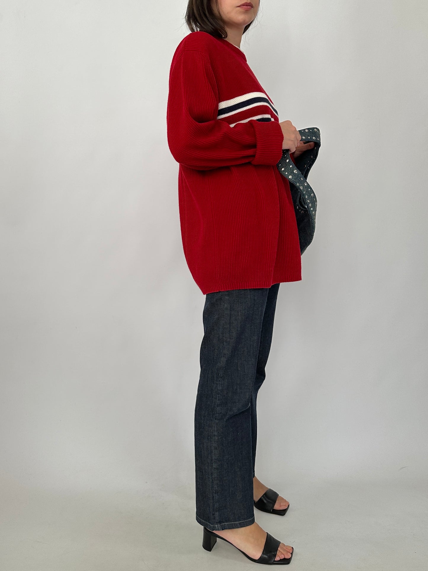 Tommy Hilfiger Rib Knit Pure Cotton Sweater