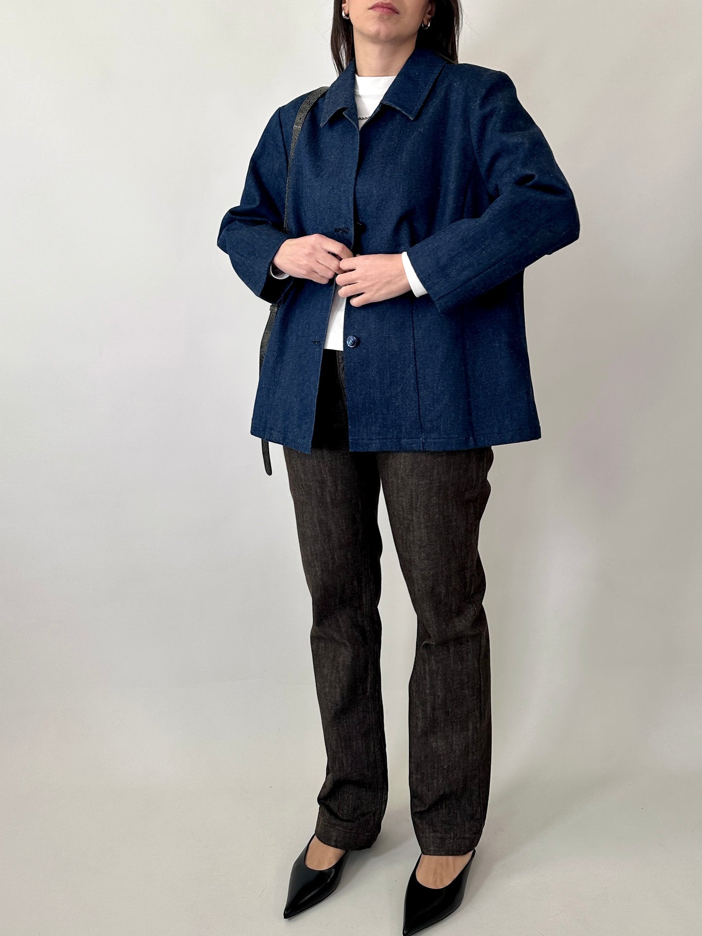 Tailored denim jacket