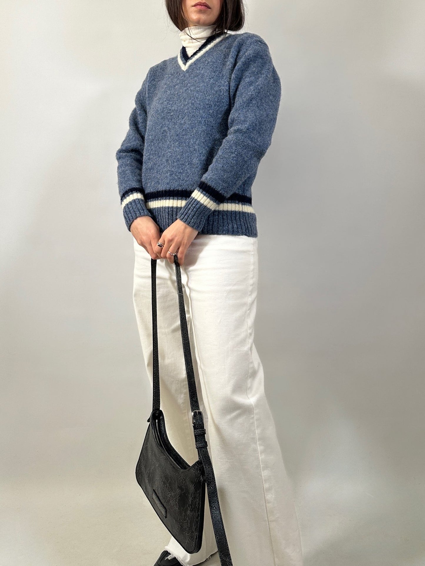 Preppy Shetland Wool Sweater