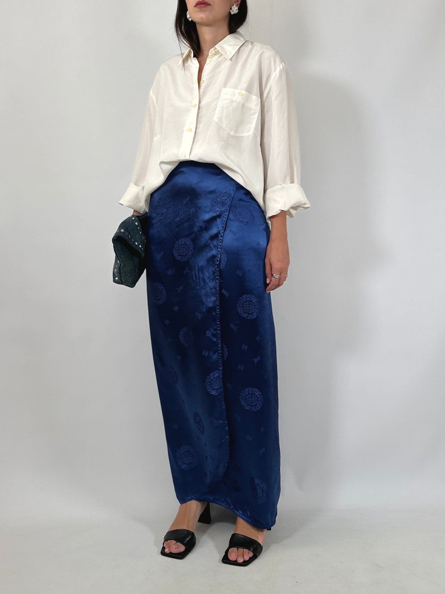 Essential Oversized Silk Shirt