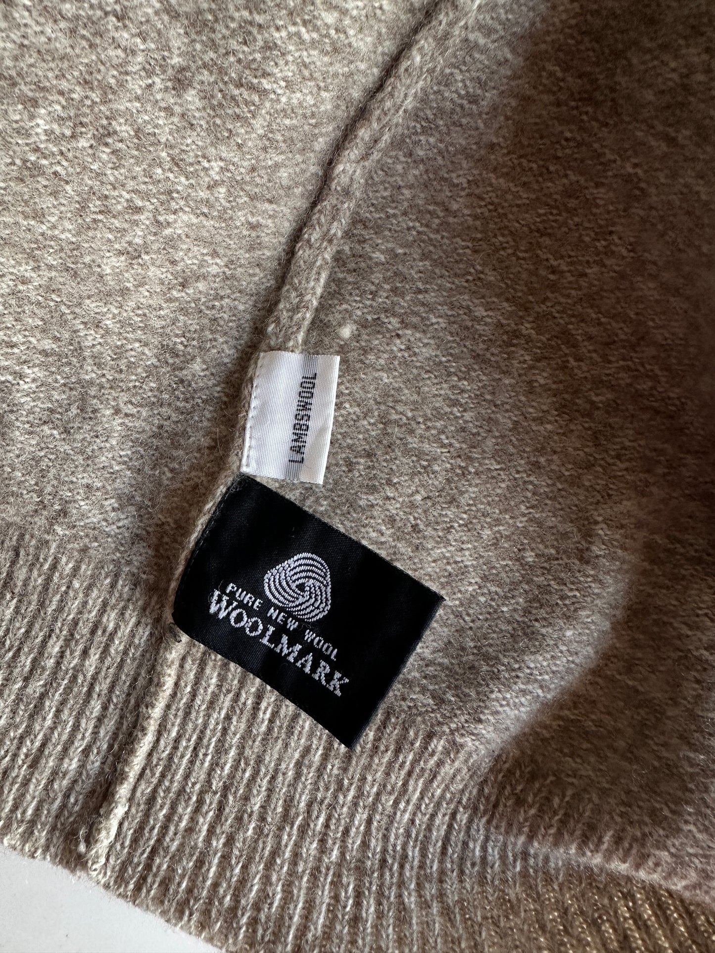 Pure Lambswool Half-Zip Sweater