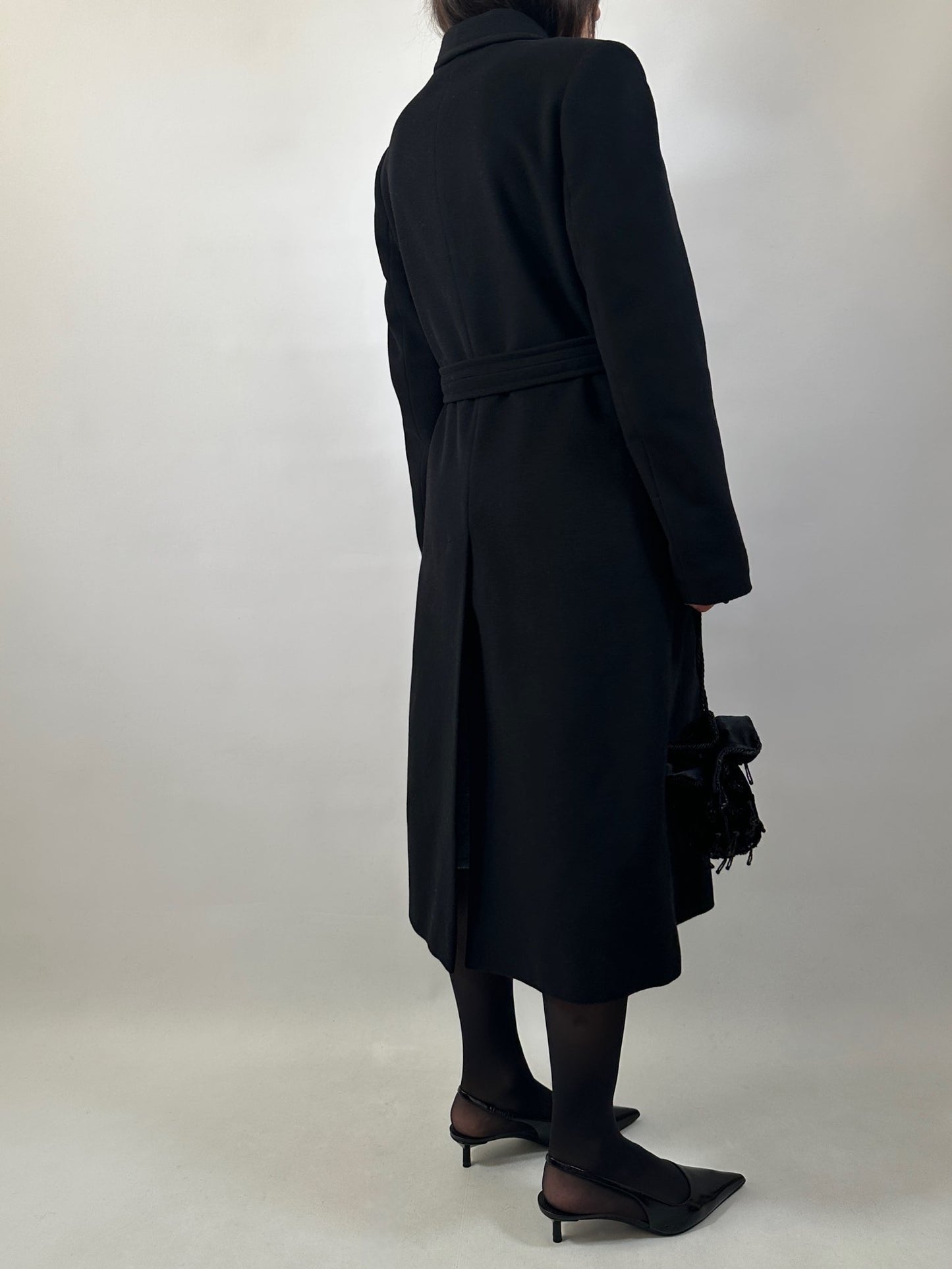 Classic Belted Wool and Cashmere Coat