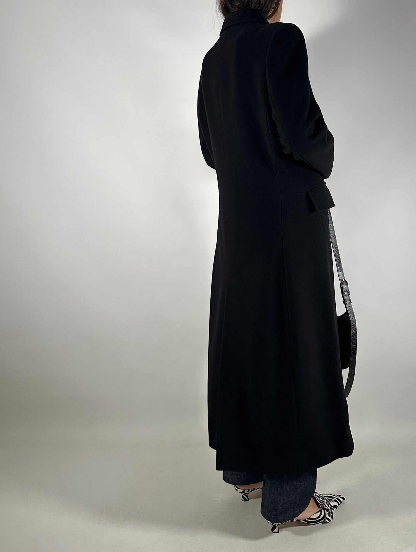 Long Tailored Wool&Cashmere Coat
