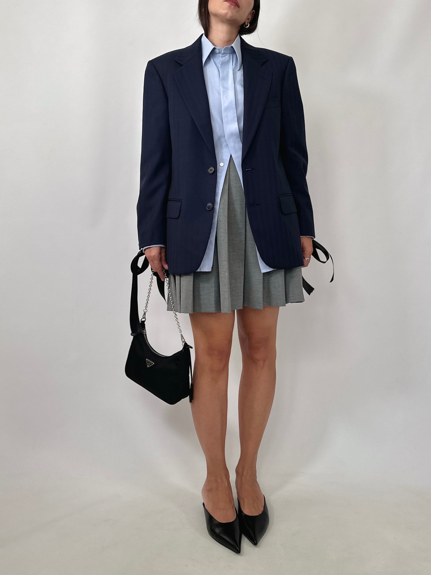 Valentino Tailored Navy Blazer