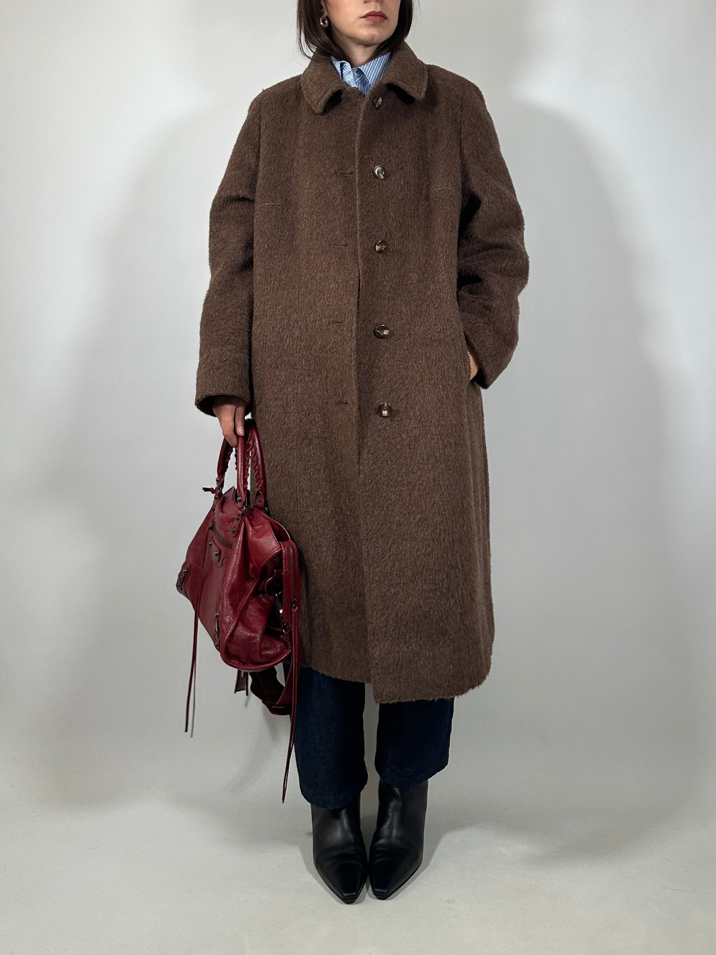 Vintage Llama Wool Coat