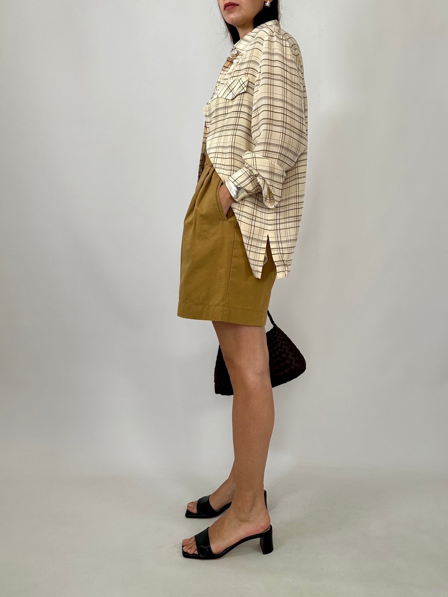 Tailored Cotton Bermuda Shorts
