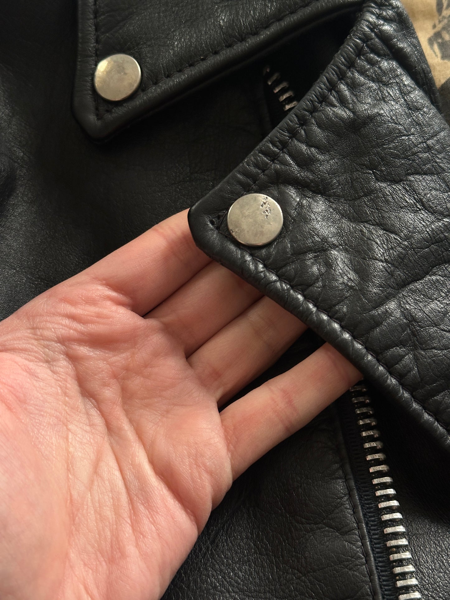 Vintage Leather Perfecto Biker Jacket