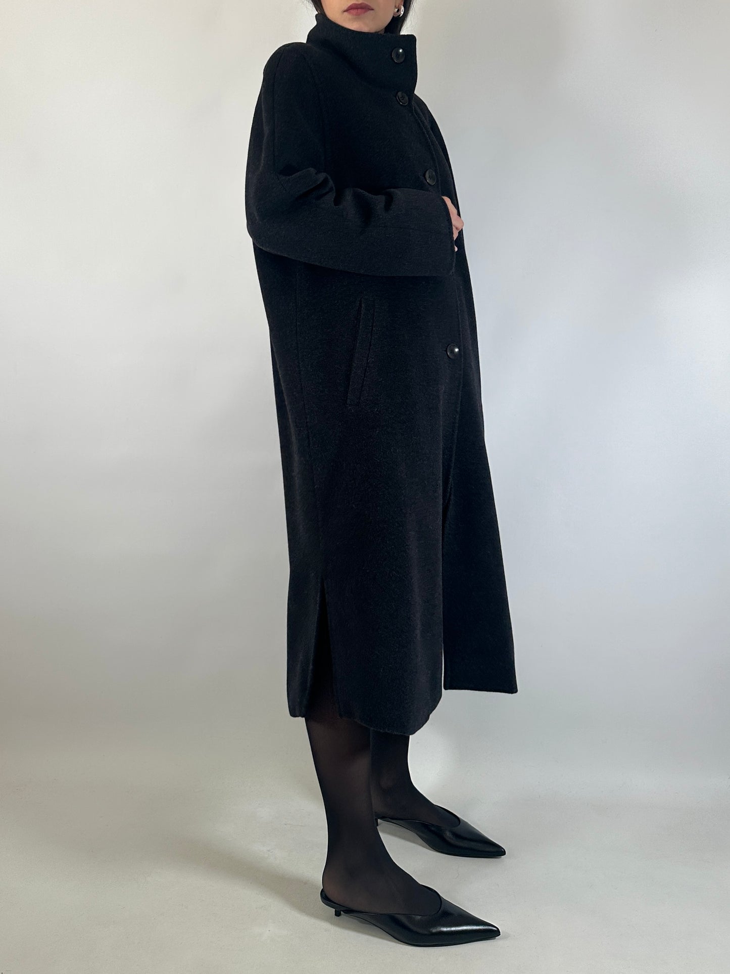Vintage Wool & Angora Coat