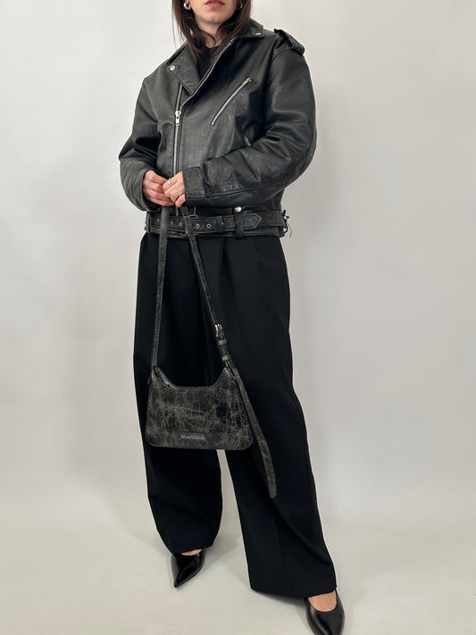 Vintage Leather Perfecto Biker Jacket