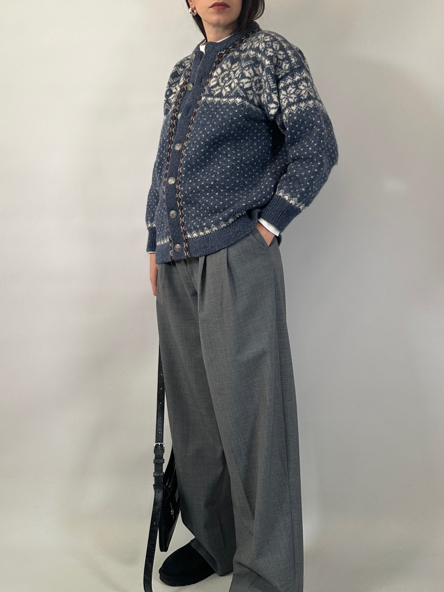 Norwegian Pure Wool Cardigan Jacket