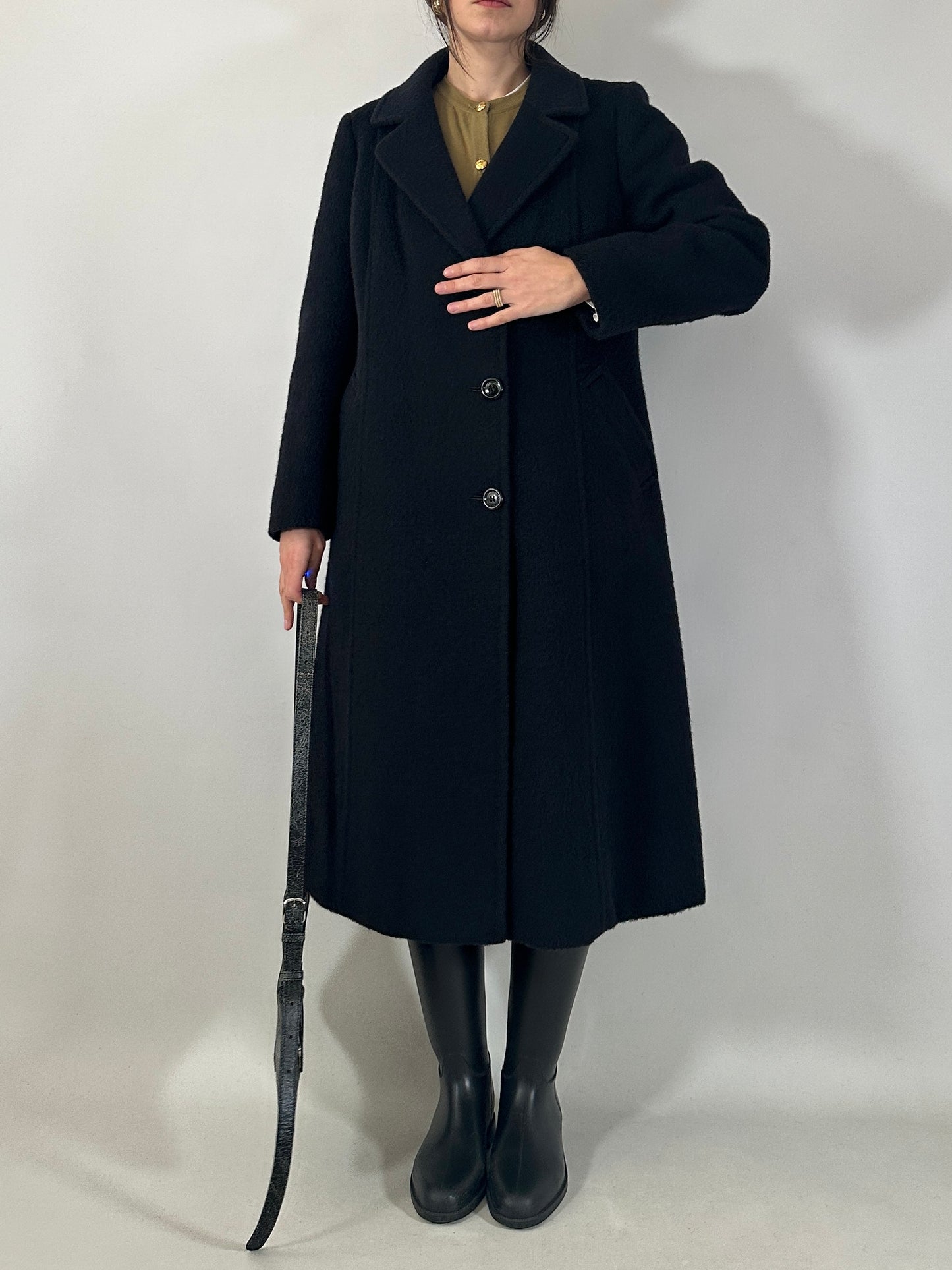 Vintage brushed wool coat