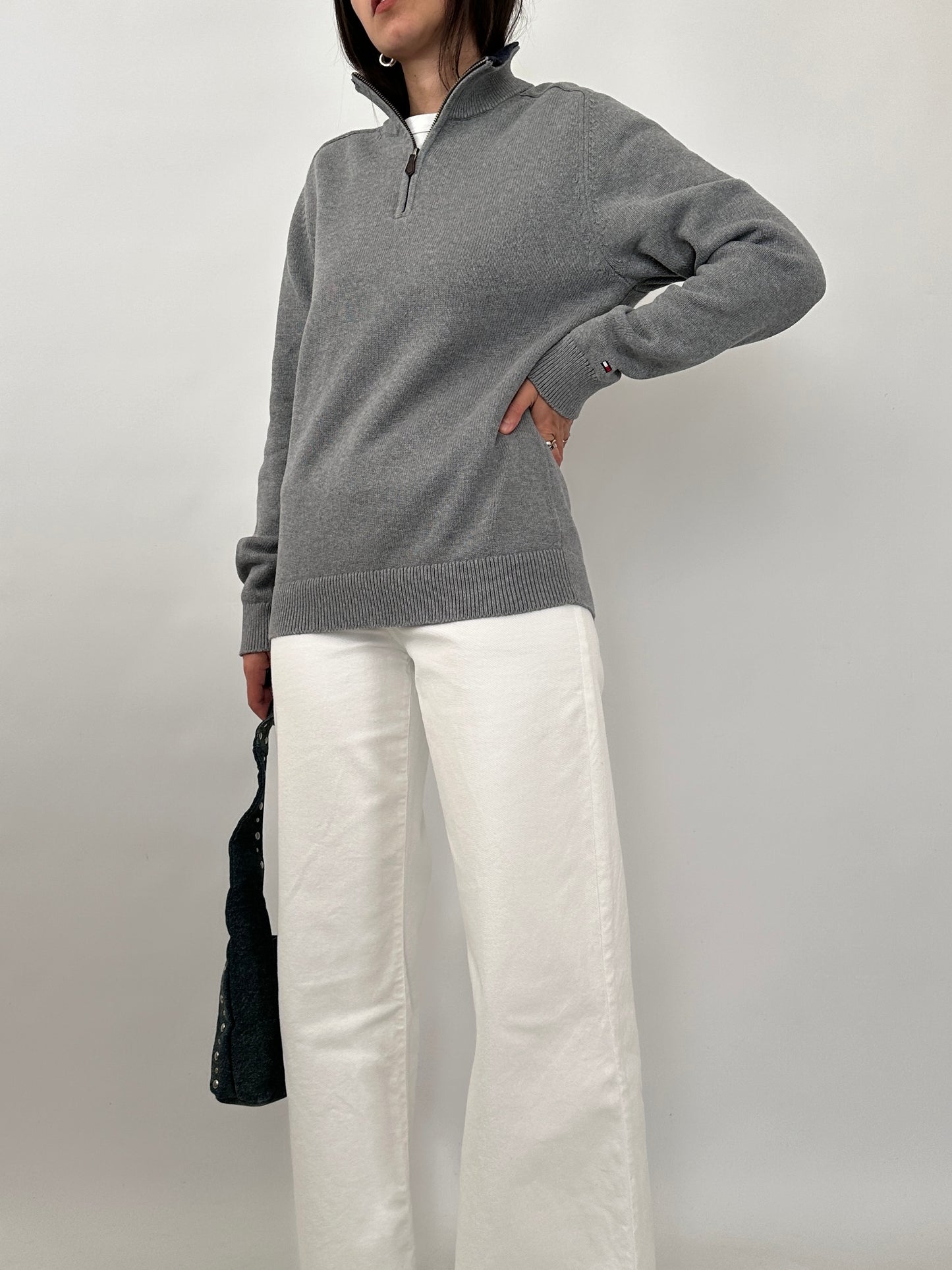Tommy Hilfiger Cotton Half Zip Sweater