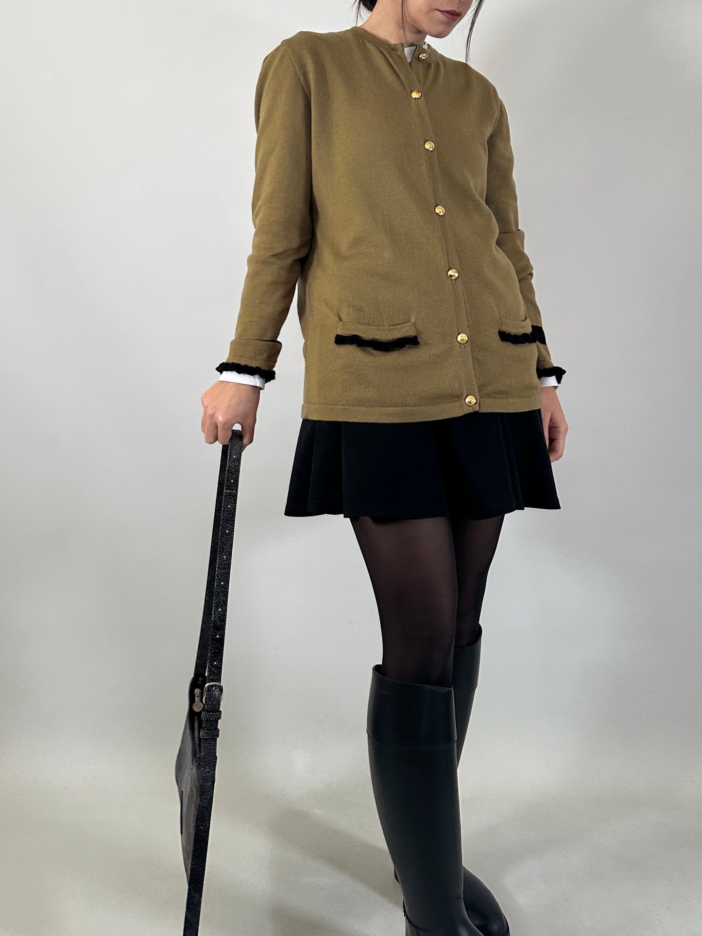 Vintage Roccobarocco merino cardigan - new with tag