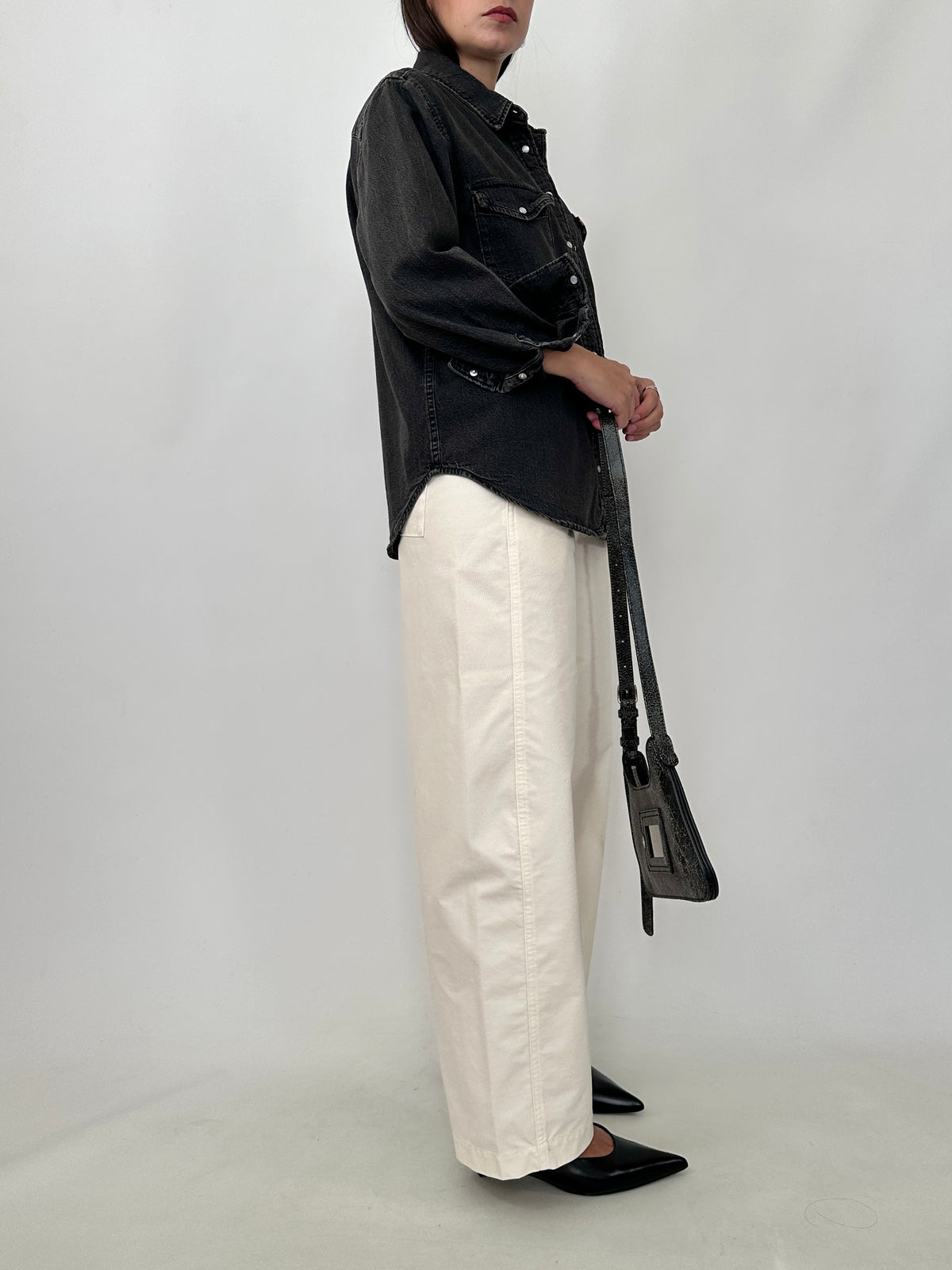 Levi’s Washed Black Western Denim Shirt