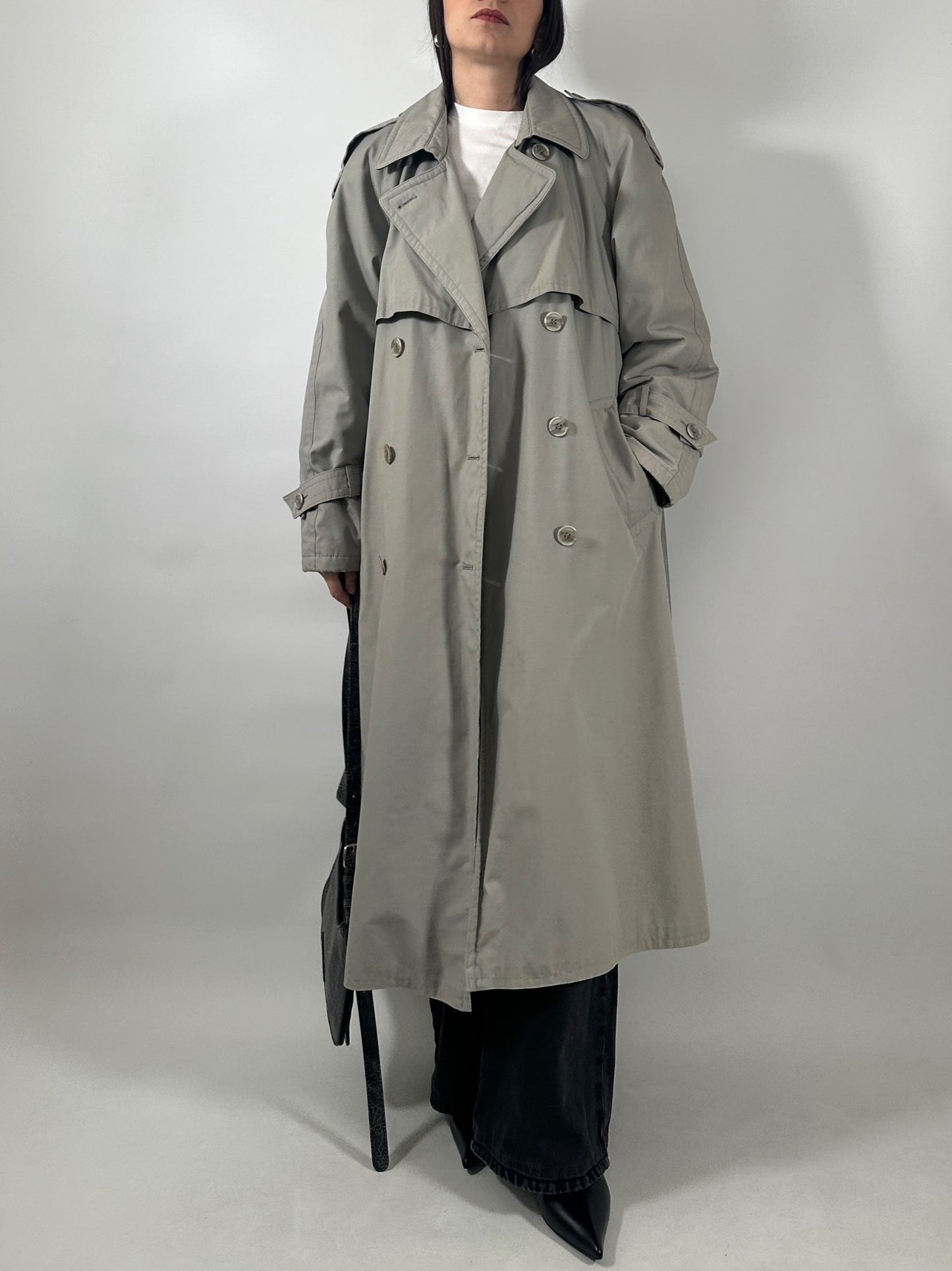 Vintage Trench Coat with Removable Lining