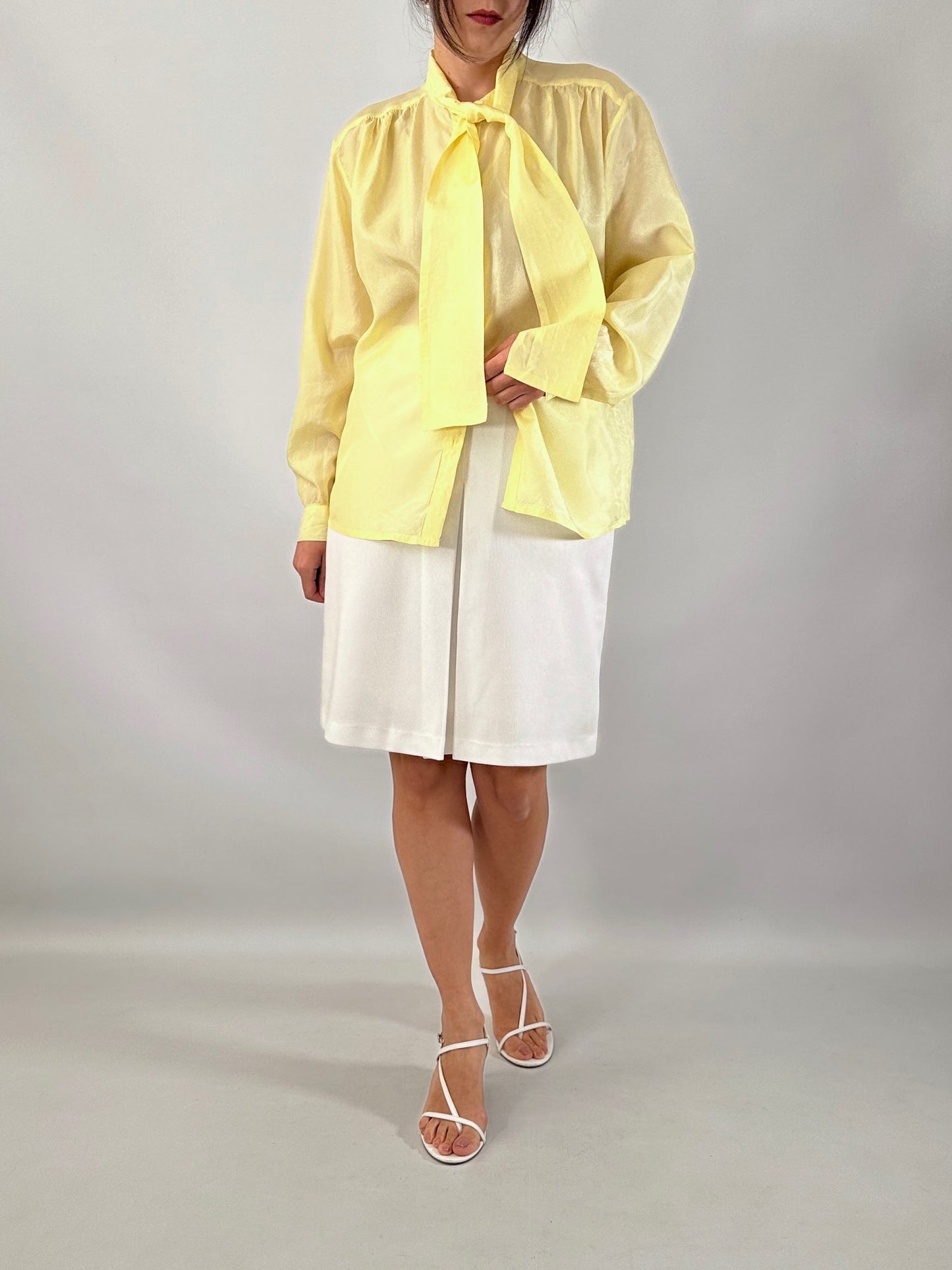 70s white skirt
