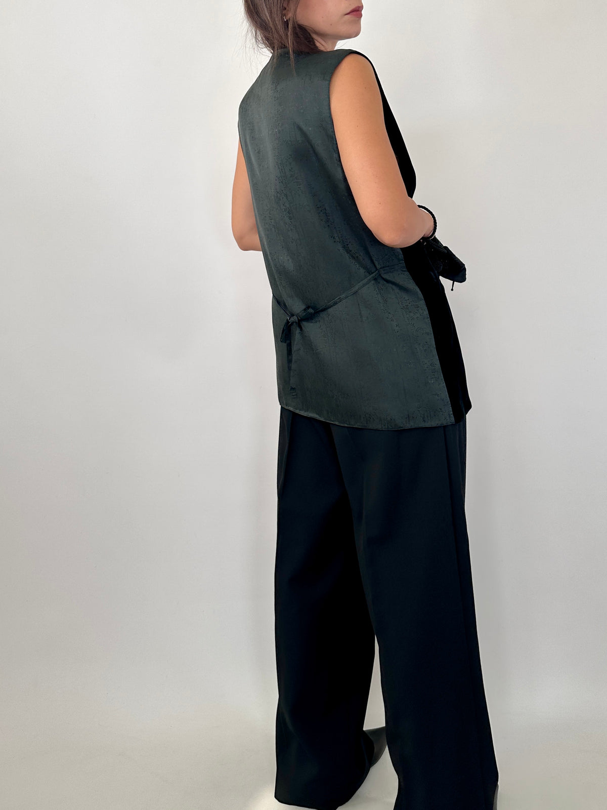 Velvet Vest with Frog Closures