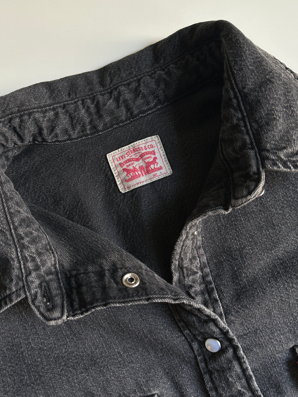 Levi’s Washed Black Western Denim Shirt