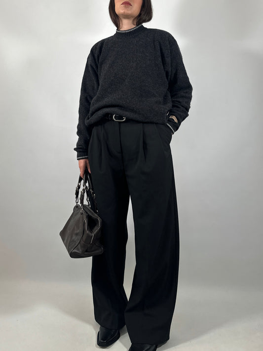 Vintage Mock Neck Wool Sweater