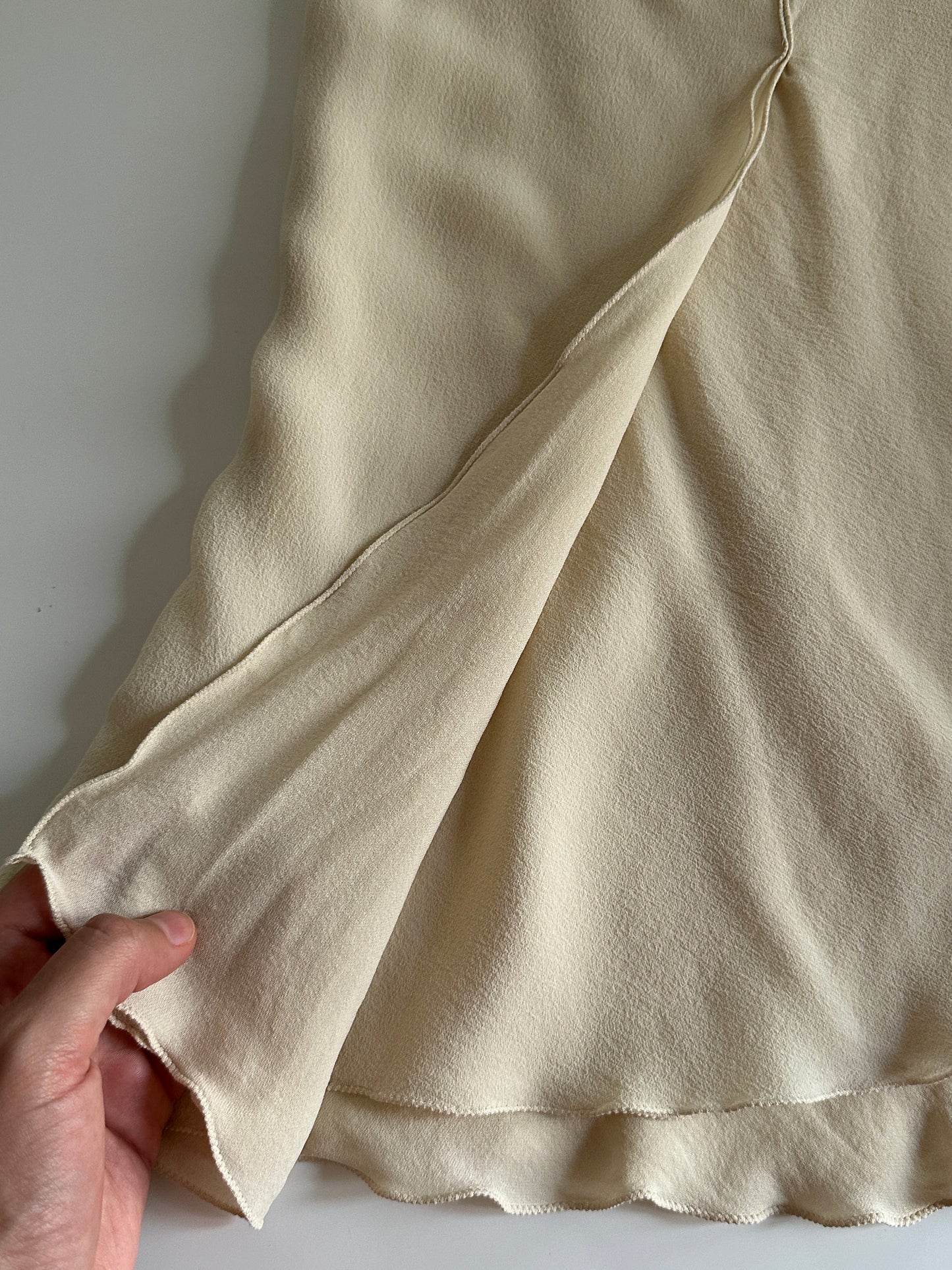 Vintage Silk Mini Skirt