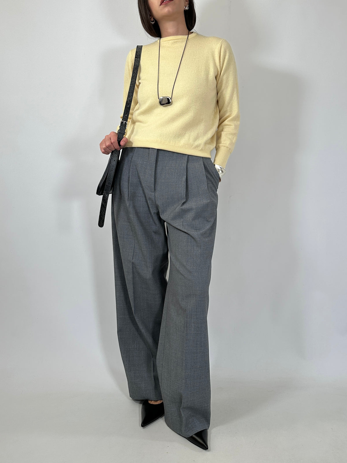 Butter Yellow Lambswool Sweater
