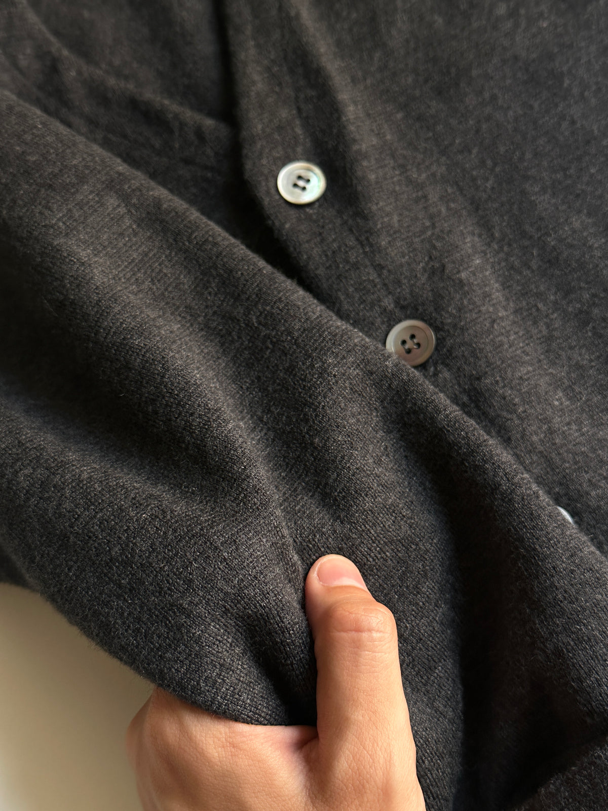 Tailored Button Front Wool Vest