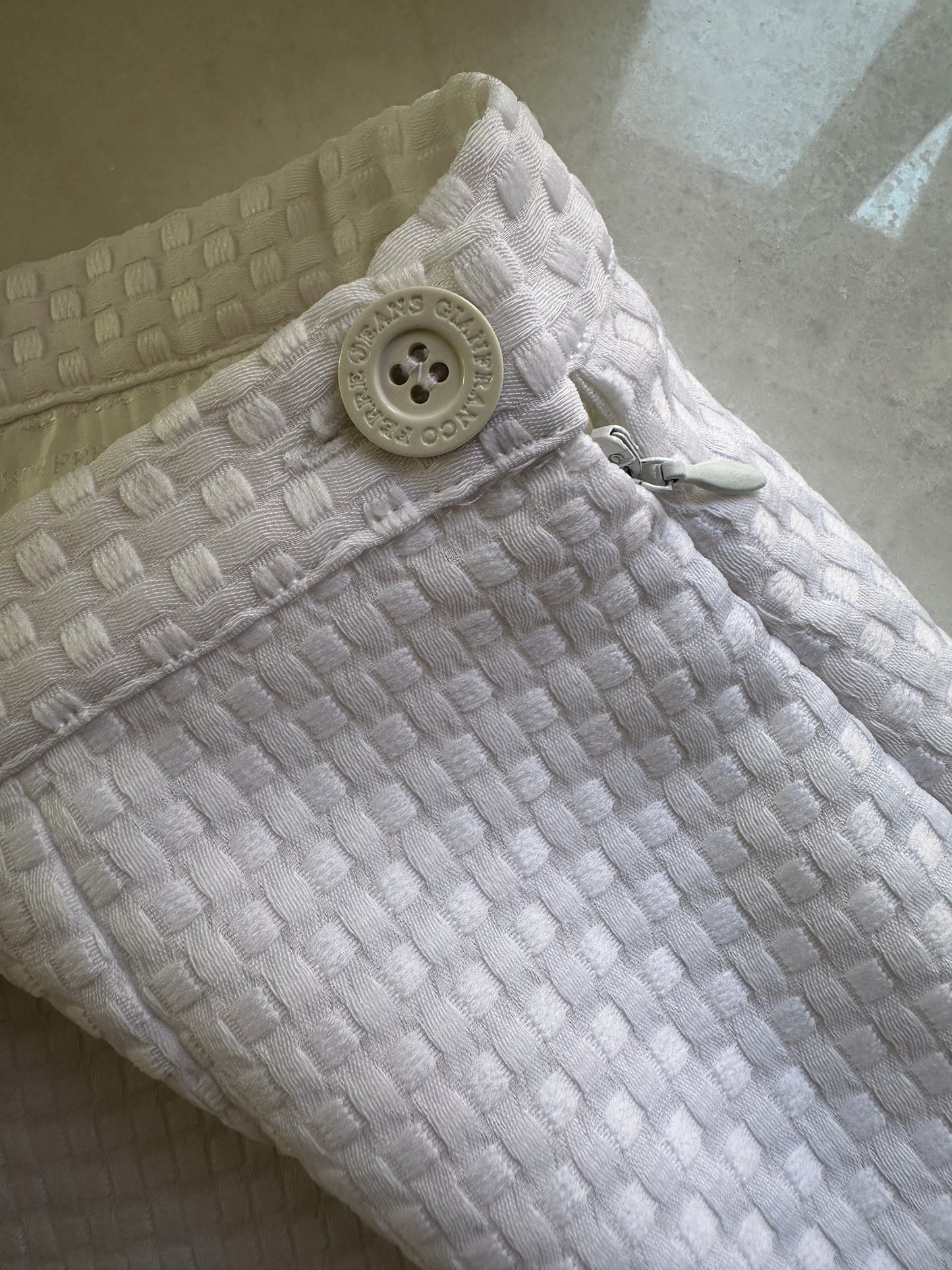 Gianfranco Ferré jacquard mini skirt