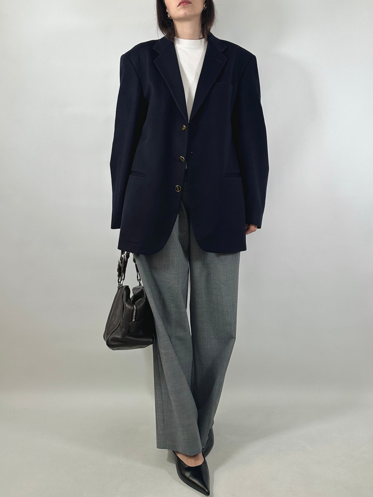 Soft Wool & Cashmere Blend Blazer