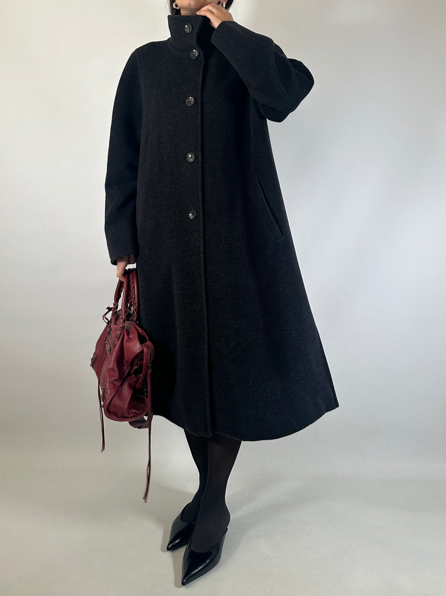 Vintage Wool & Angora Coat