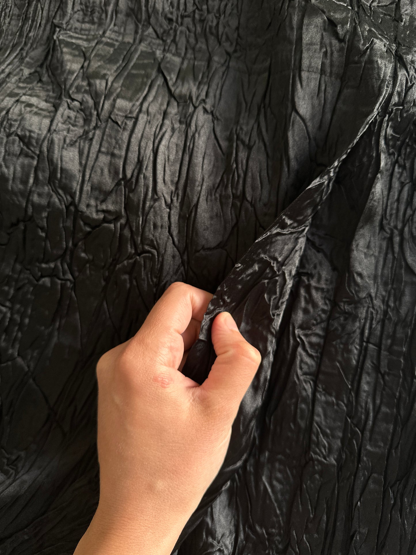 Textured Crinkle Maxi Dress