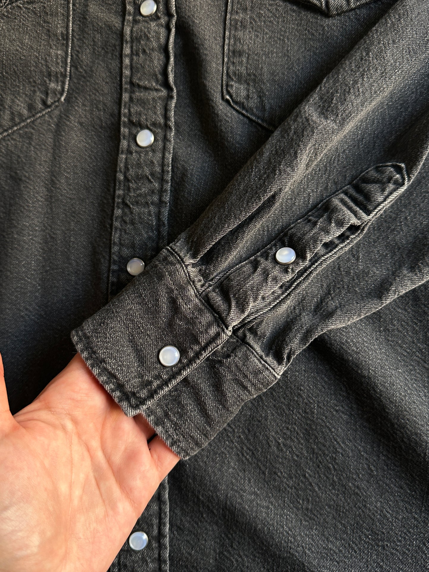 Levi’s Washed Black Western Denim Shirt