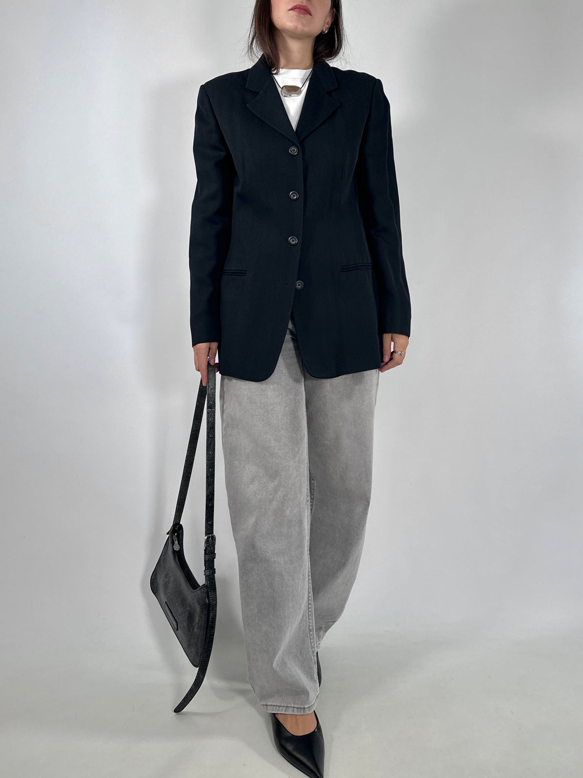 Marella Vintage Silk & Wool Blazer