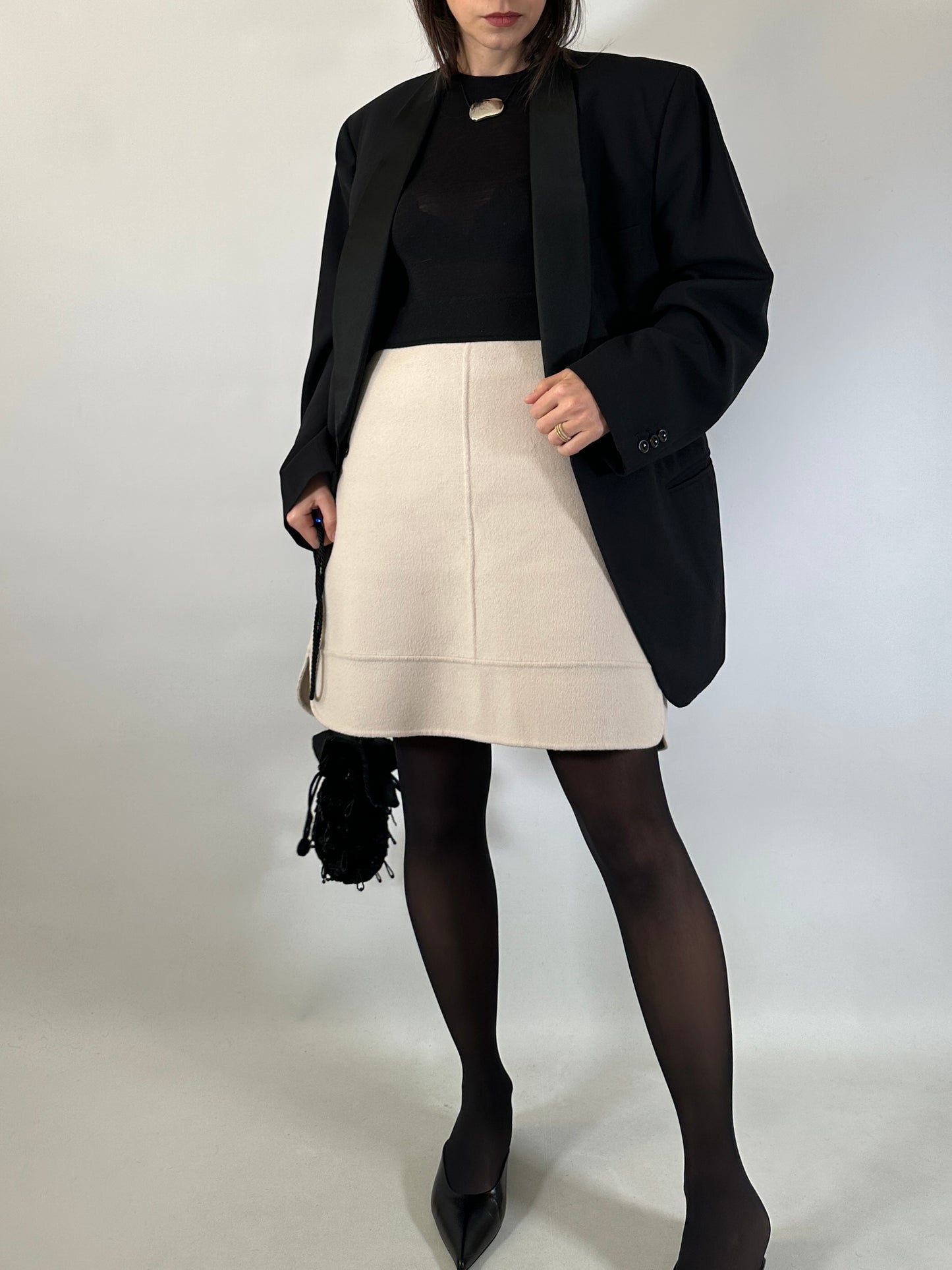 Max Mara Wool Mini Skirt