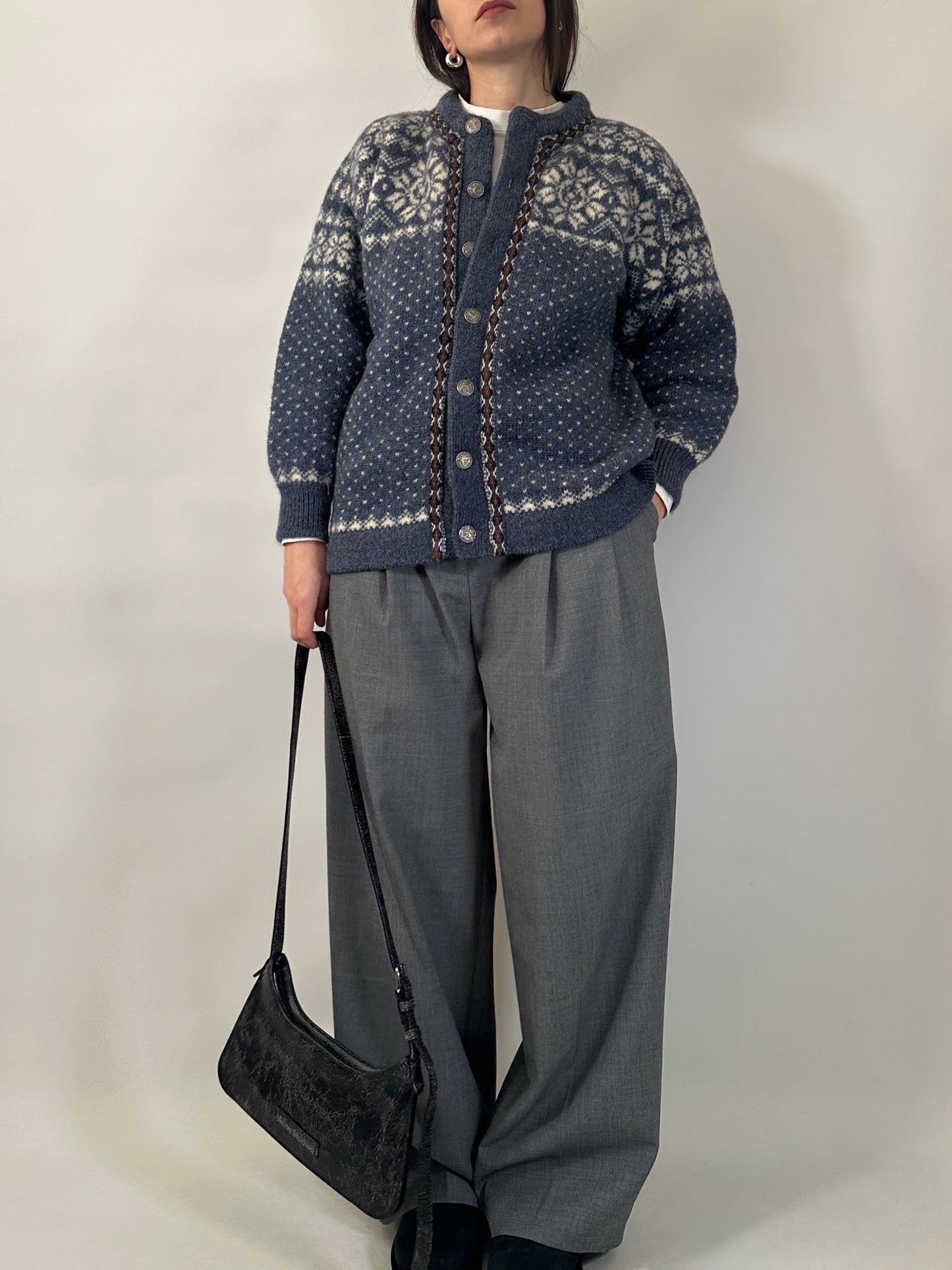 Norwegian Pure Wool Cardigan Jacket