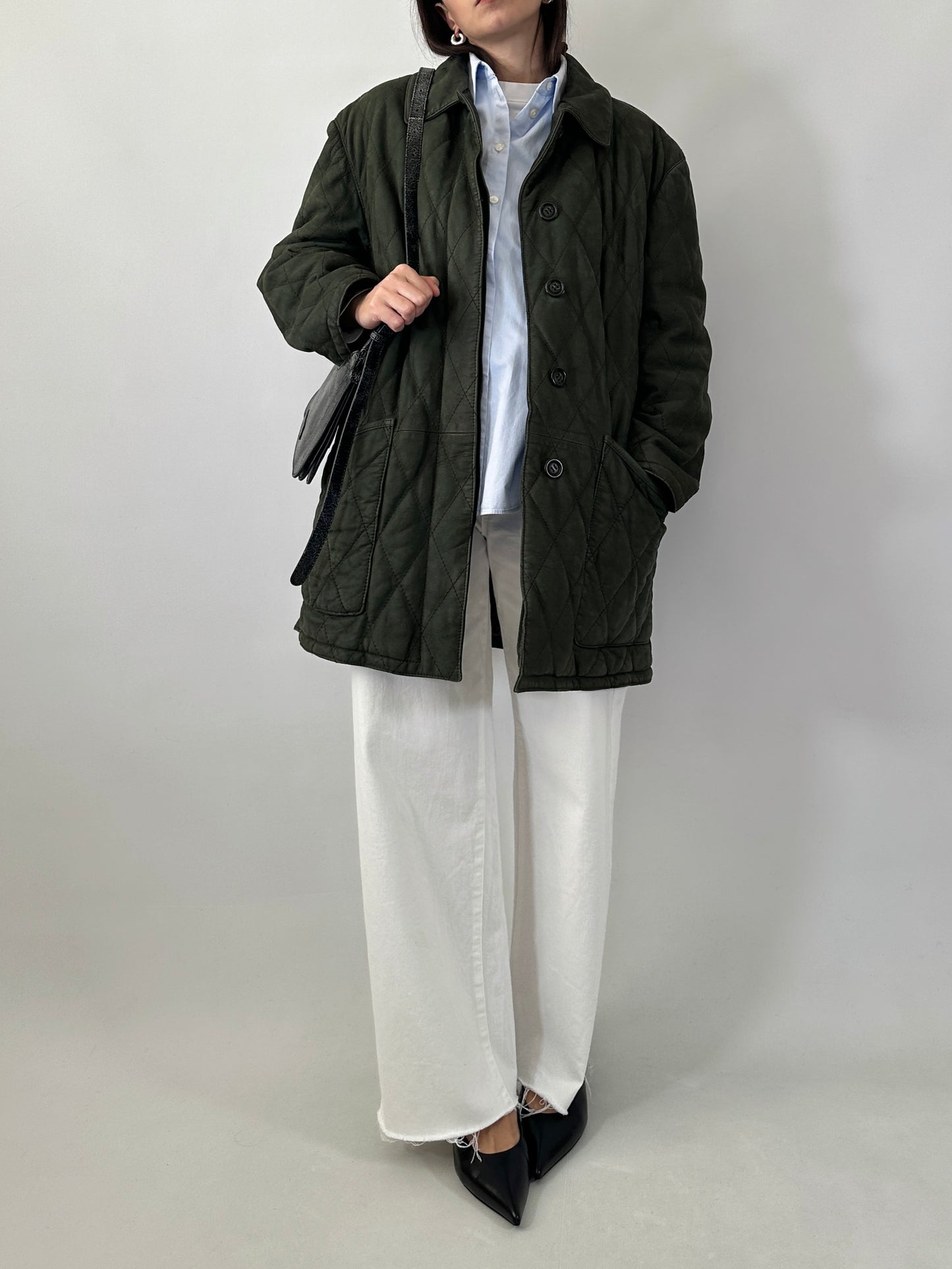 Tailor-made quilted leather jacket