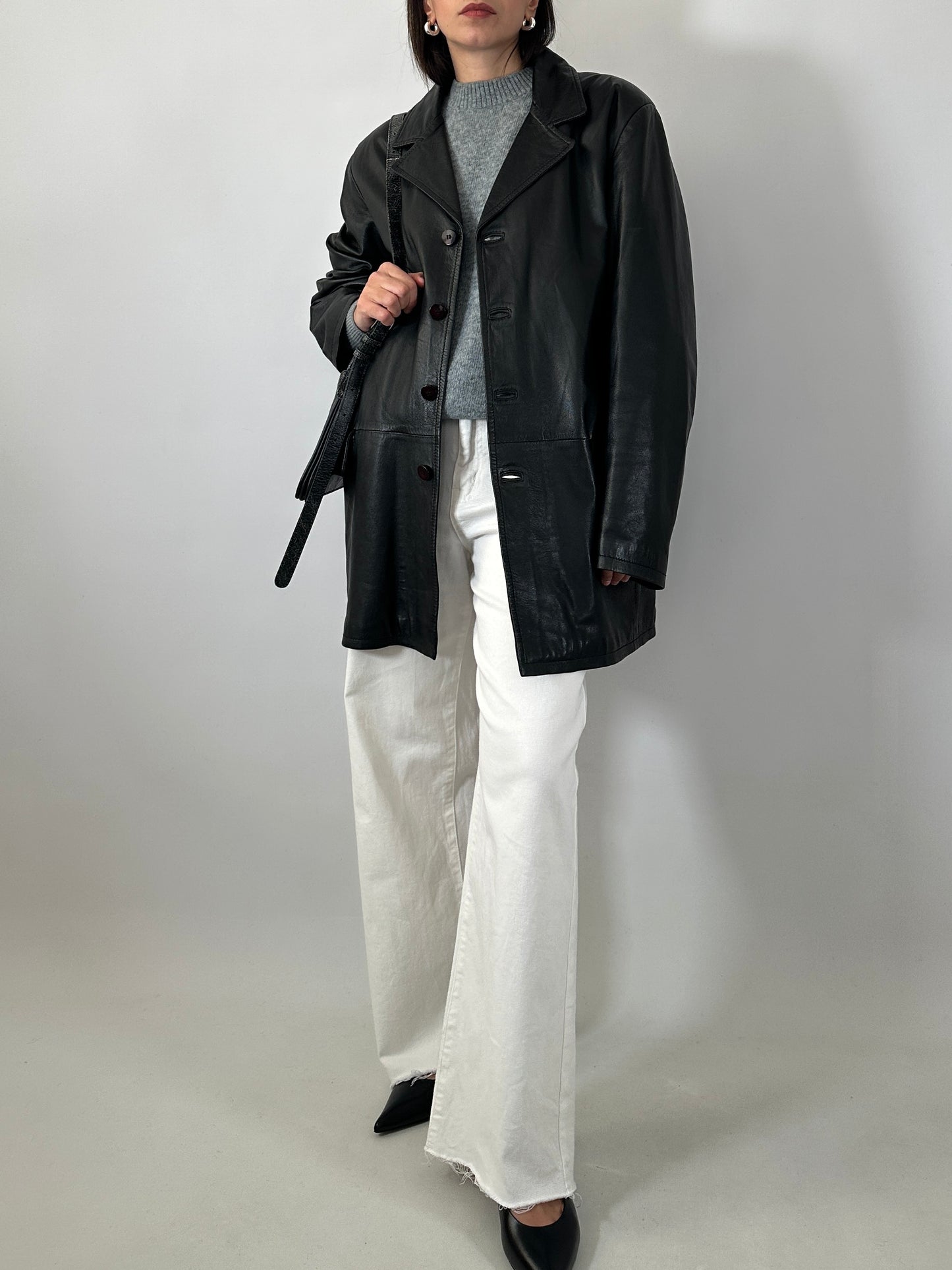 Classic soft leather jacket