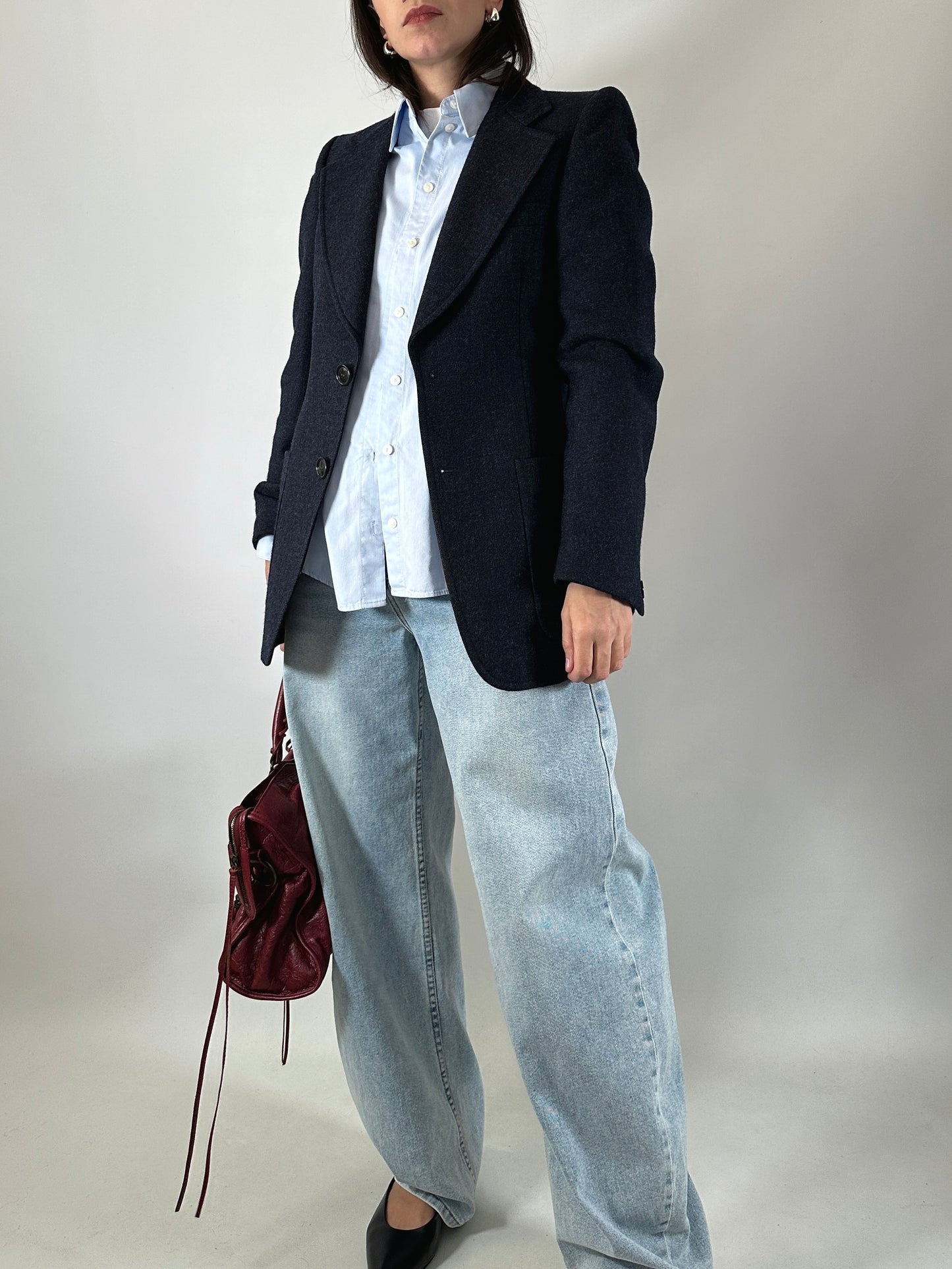 Slim fit blue blazer