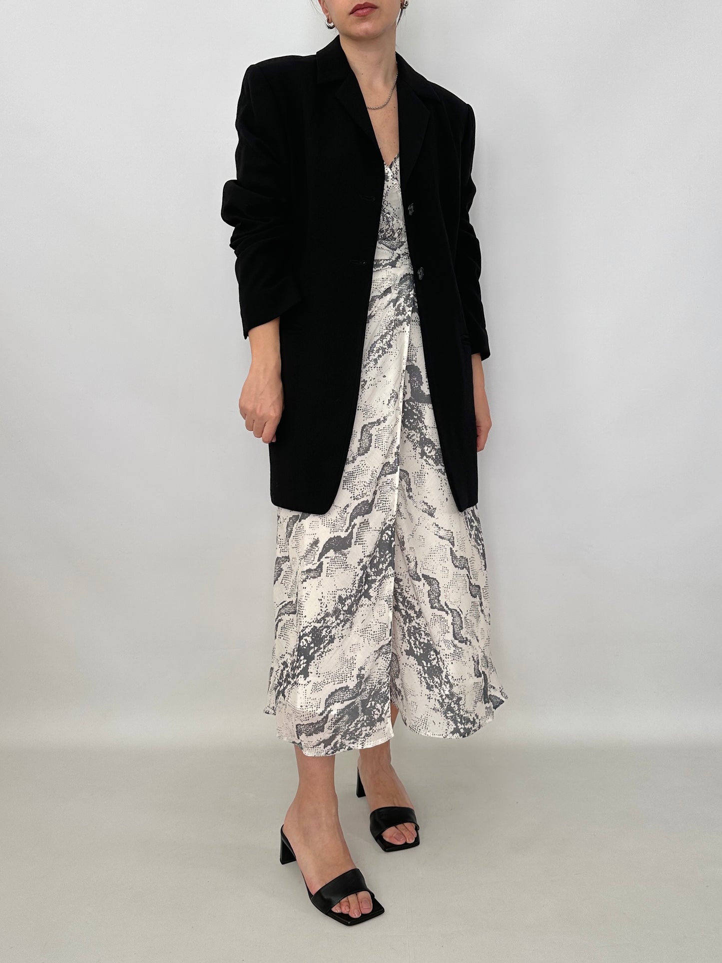 Marella long black blazer