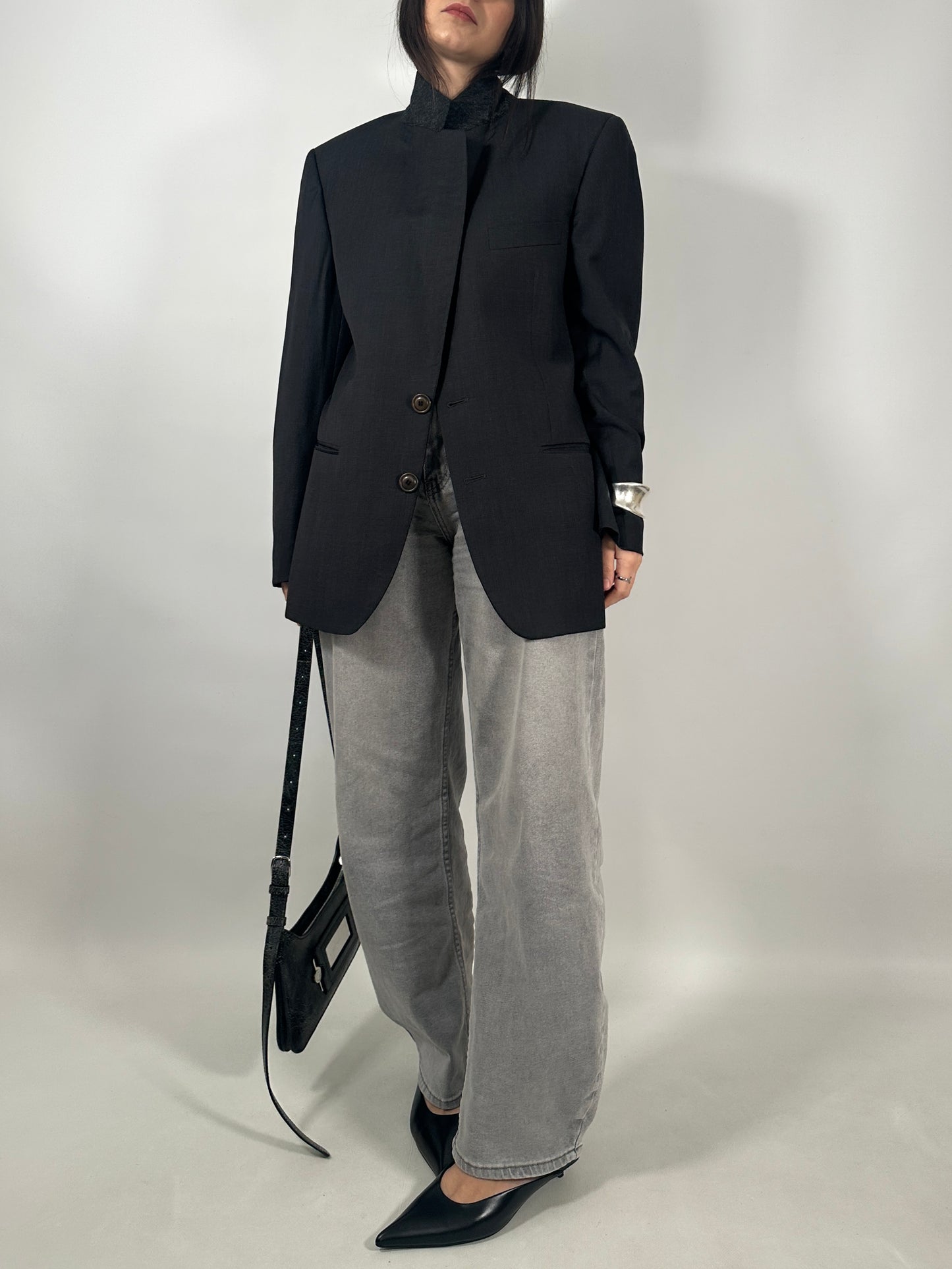 Vintage Tailored Wool Blazer