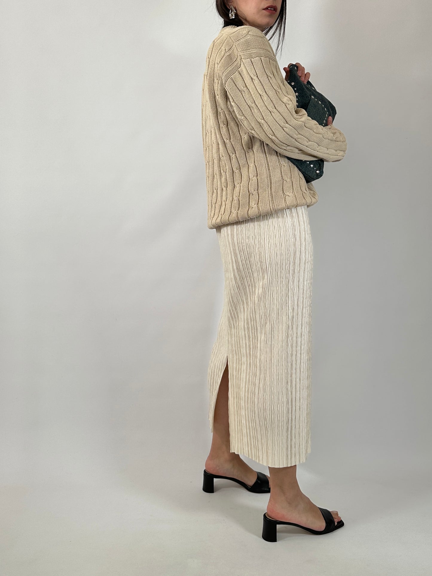 Pure Cotton Cable Knit Sweater