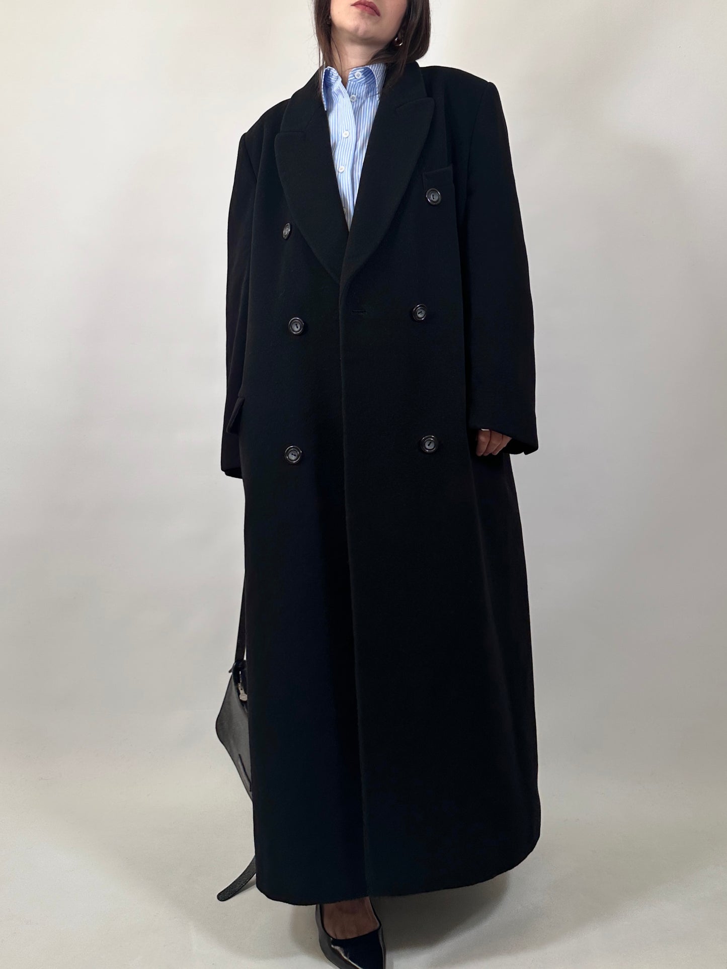 Vintage Extra Long Wool&Cashmere Coat