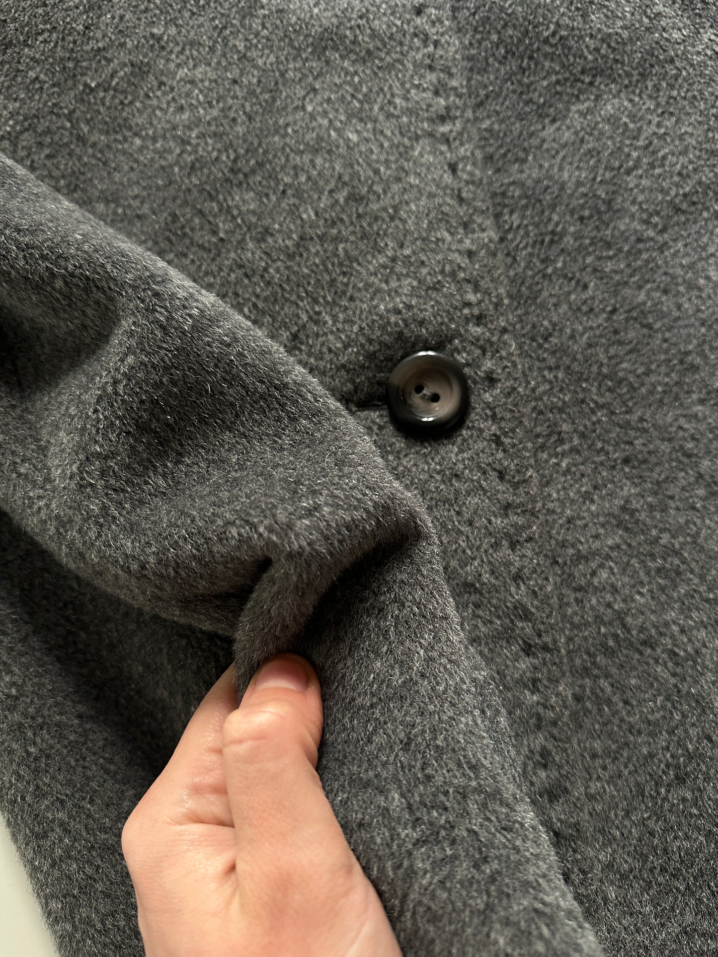 Vintage Mohair and Wool Tailored Coat