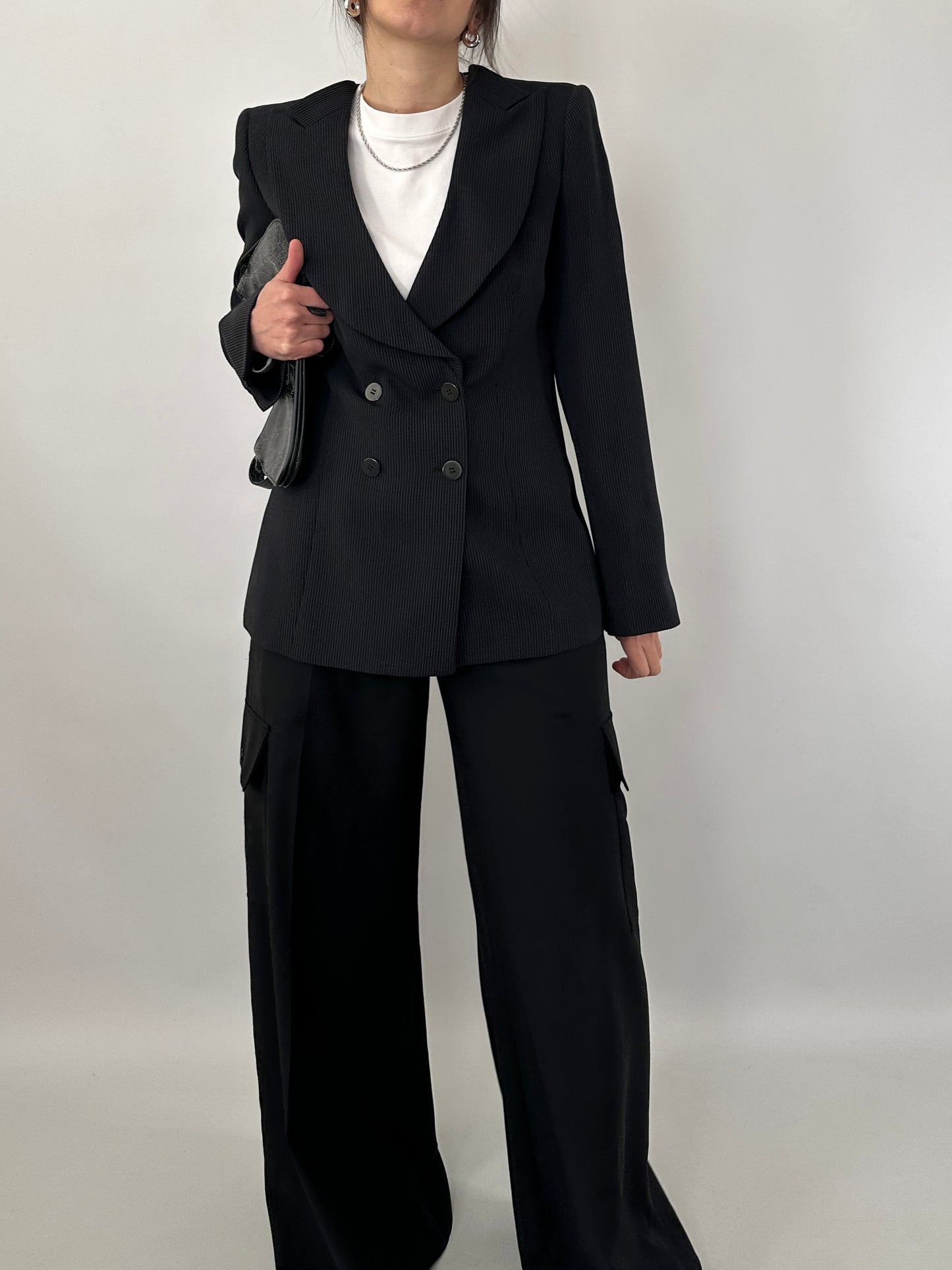 Giorgio Armani silk and wool blazer