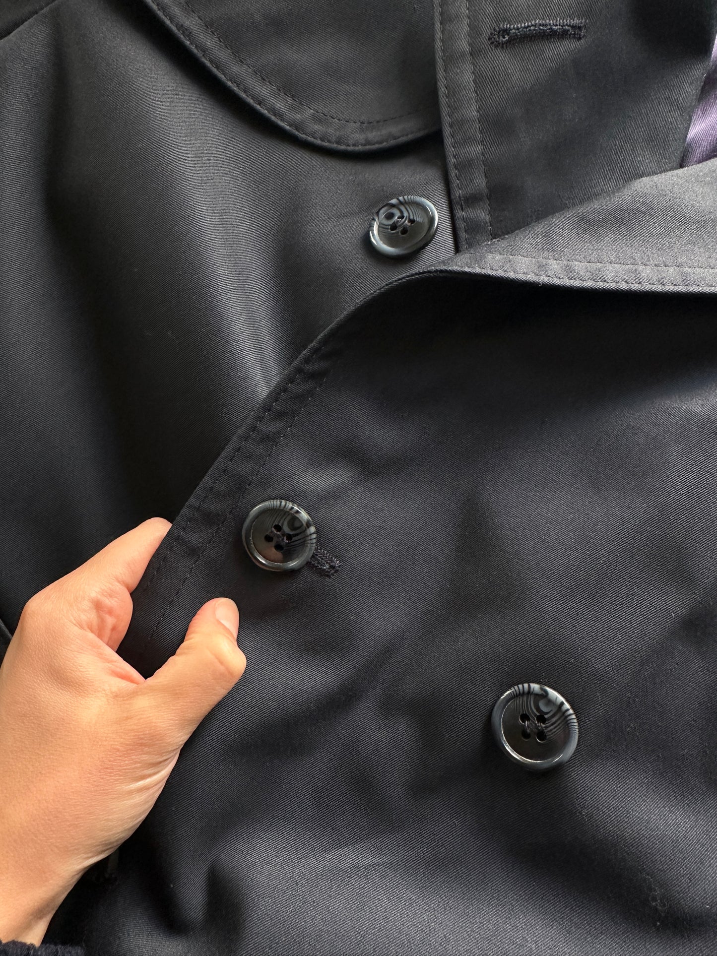 Classic Trench Coat with Removable Wool Lining