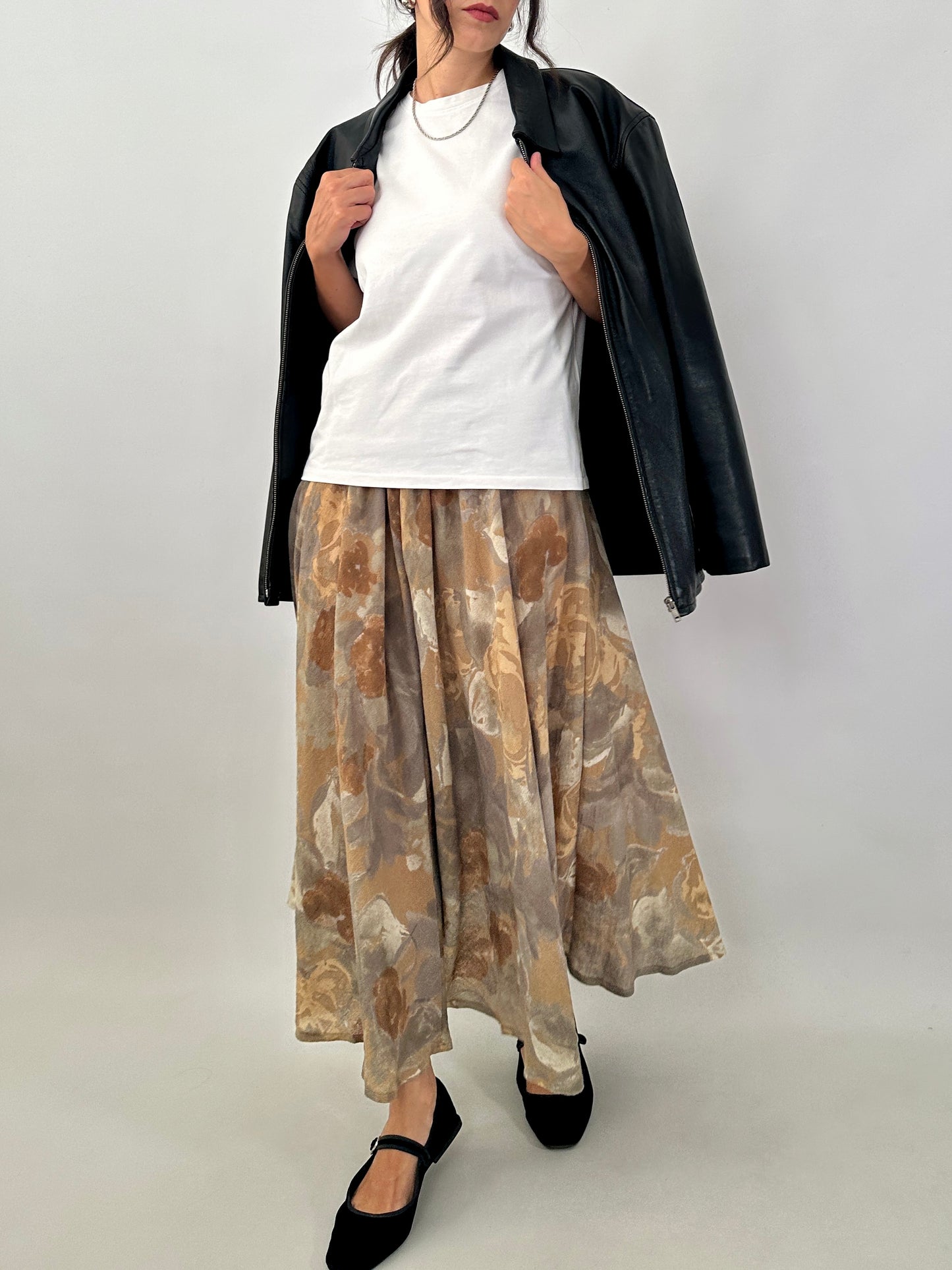 Marella floral maxi skirt