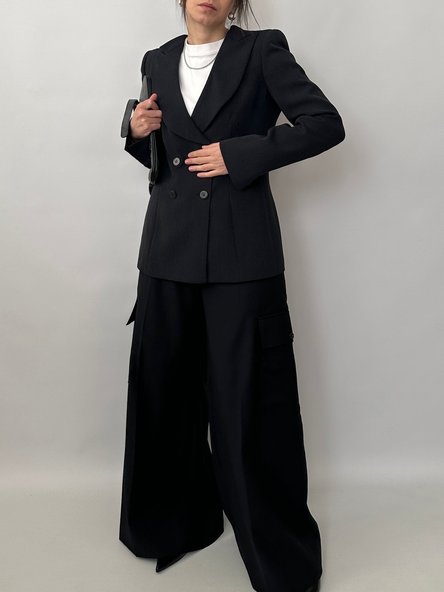 Giorgio Armani silk and wool blazer